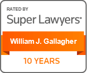 Rated By Super Lawyers | William R. Gallagher | 10 Years
