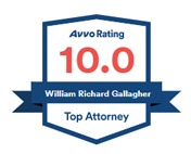 Avvo Rating 10.0 | William Richard Gallagher | Top Attorney