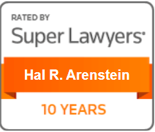 Rated By Super Lawyers | Hal R. Arenstein | 10 Years